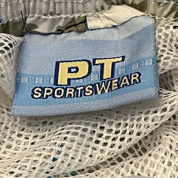 VTG Tropical Hawaiian Swim Trunks Men's M Floral Hibiscus‎ Plaid Mesh Lined Y2K - Picture 7 of 13